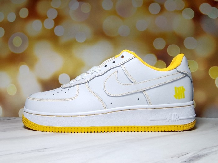 Women's Air Force 1 White/Yellow Shoes 138
